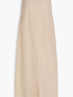 Makeen cotton-poplin midi dress