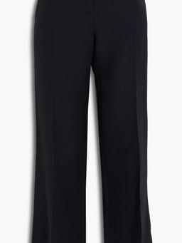 Wool and silk-blend flared pants