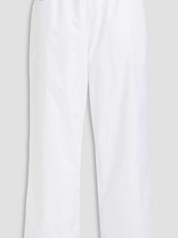 Logo-appliquéd shell track pants