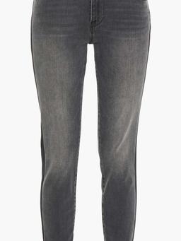 Le High Skinny cropped faded high-rise skinny jeans