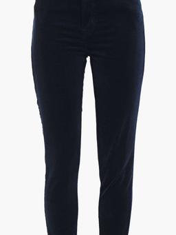 Leenah cotton-blend velvet skinny pants