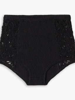 Ubari crocheted linen shorts