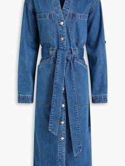 Evelyn denim midi shirt dress
