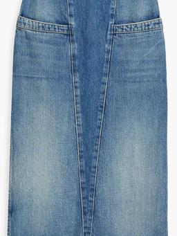 Lamy faded denim skirt