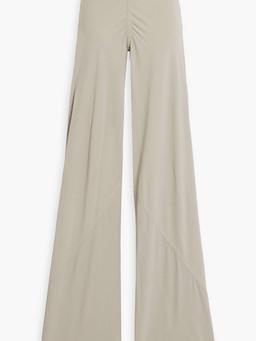 Jumbo Bias crepe wide-leg pants