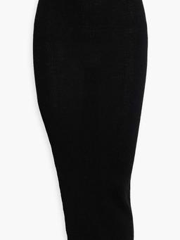Ziggy ribbed wool-blend midi skirt