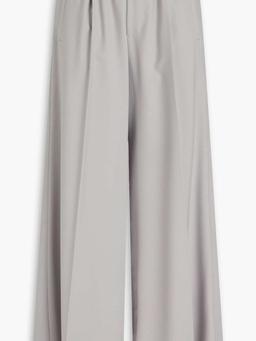 Wool wide-leg pants