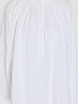 Georgia cotton-gauze top