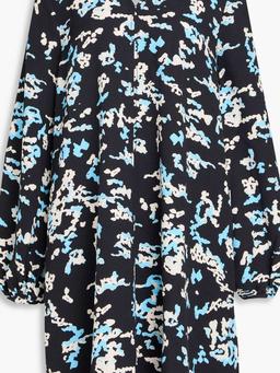 Ibticeme printed cloqué mini dress