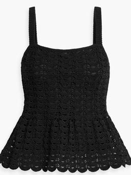 Crochet peplum top