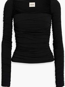 Tala ruched stretch-jersey top