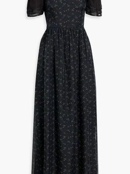 Fromer floral-print silk-chiffon maxi dress