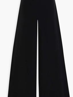 Land of Song silk-crepe wide-leg pants