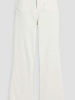 Carson high-rise kick-flare jeans