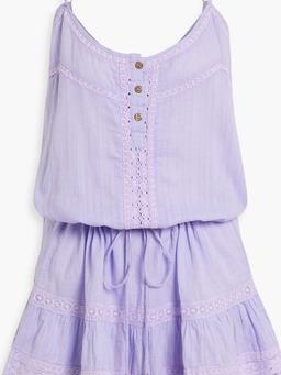 Kelly cotton-gauze mini dress