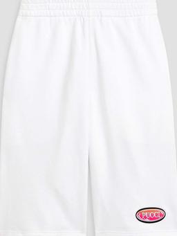 French cotton-terry shorts